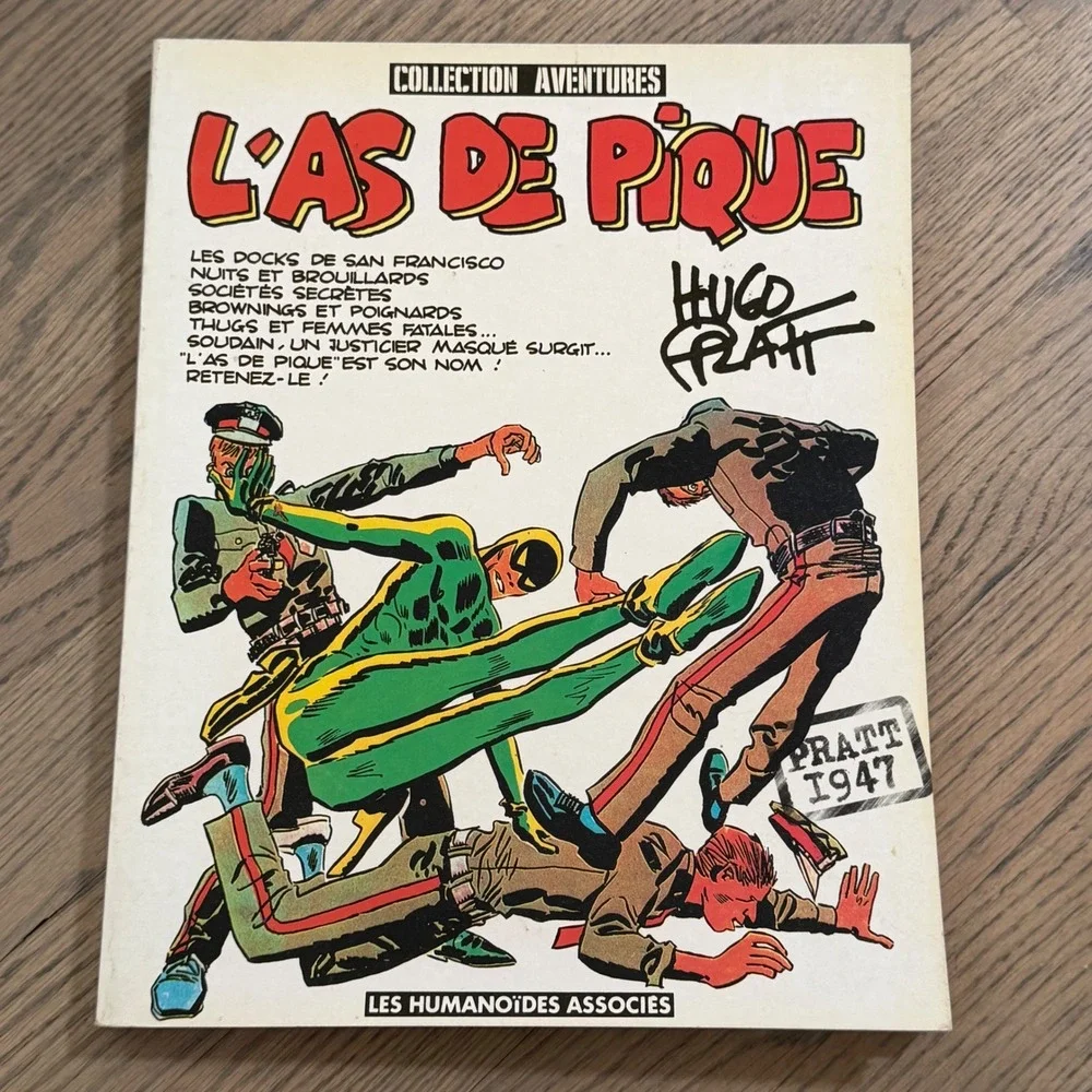 Hugo‎ Pratt L'As de Pique 1982 Graphic Novel Les Humanoides Associes French Rare